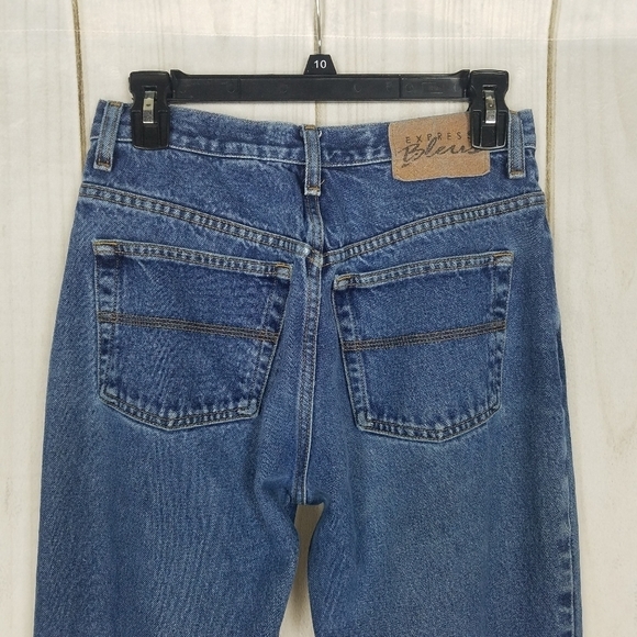 Vintage Y2K EXPRESS High Waist Bootcut Jeans Long Tall - Picture 4 of 10